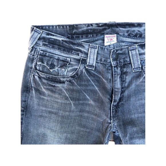 TRUE Religion Jeans Size 38 BILLY BIG T Gray - Picture 6 of 13